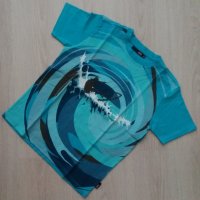 Тениска в синьо с щампа сърфист , снимка 1 - Детски тениски и потници - 26279246