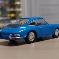 Porsche 901 1964 - мащаб 1:43 на Atlas моделът е нов в PVC дисплей-кейс, снимка 4 - Колекции - 43621486