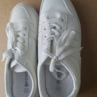 Дамски бели кожени обувки , кецове, снимка 6 - Кецове - 40488852