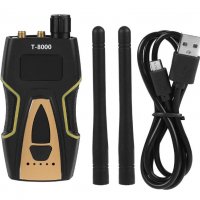 T8000 2х Антени 1-8000MHz Мощен CDMA RF GPS WiFi Скрита Камера Мощен Детектор Аудио Бръмбари Тракери, снимка 8 - Комплекти за видеонаблюдение - 27798495