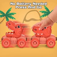 Нов Игрален комплект Играчки Дино камион 12 фигурки на динозаври за деца, снимка 3 - Образователни игри - 40129301