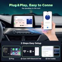 Нов Безжичен Адаптер Android Auto 5GHz - Plug & Play, Съвместим с CarPlay, снимка 6 - Друга електроника - 44060742