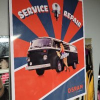  за авто СЕРВИЗ !емайлирана ,метална табела, голяма- "Service Repair ", снимка 2 - Сервизни услуги - 43898073