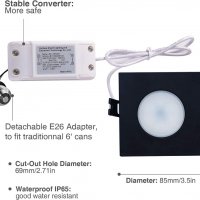 IHomma 6W умна водоустойчива лед лампа за вграждане,wi-fi,приложение,400lm,RGB,гласов контрол, снимка 2 - Лед осветление - 37667990