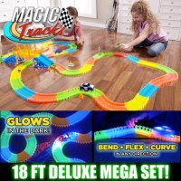 Magic Tracks - Състезателна писта светеща в тъмното , снимка 2 - Игри и пъзели - 28527740