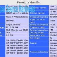 Усилвател с ОЕP30W*2  МОНО 30W  Class D 8-24v , снимка 3 - Други - 27123337