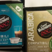 Caffe Vergnano 1882 Arabica, Lavazza A Modo Mio съвместими кафе капсули, 16бр, снимка 3 - Домашни напитки - 37656091