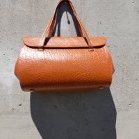 Стара дамска кожена чанта #12, снимка 4 - Антикварни и старинни предмети - 36864139