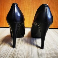 Елегантни дамски обувки, естествена кожа, висок ток, Tendenz, 38 , снимка 4 - Дамски обувки на ток - 38758250
