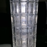 Кристална масивна ваза, снимка 1 - Вази - 26727352