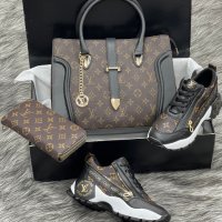 Дамска чанта портфейл и спортни обувки Louis Vuitton 101, снимка 1 - Дамски ежедневни обувки - 33607303