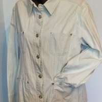 Еластично дънково яке тип сако "Marcks & Spencer"® / голям размер, снимка 4 - Якета - 26562567