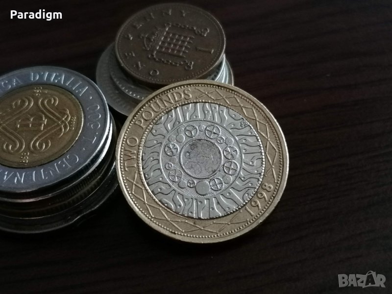Монета - Великобритания - 2 паунда | 1998г., снимка 1