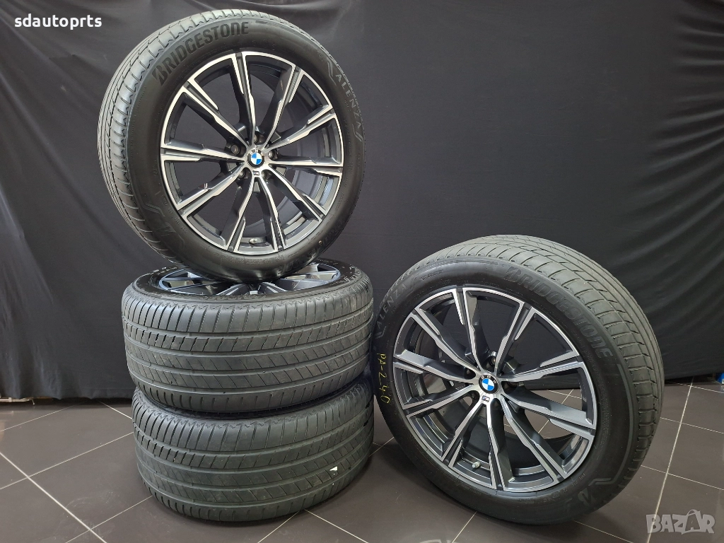 20” Летен К-т BMW Джанти Style 740 M Гуми Датчици БМВ X5 G05 X6 G06, снимка 1