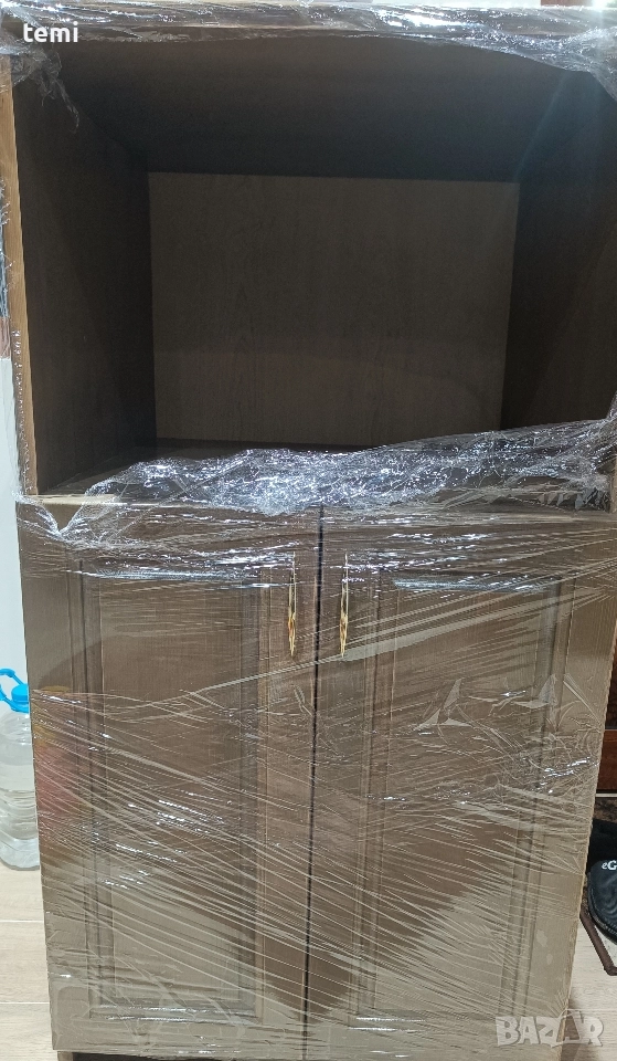 Шкаф масив за мини фурна, снимка 1