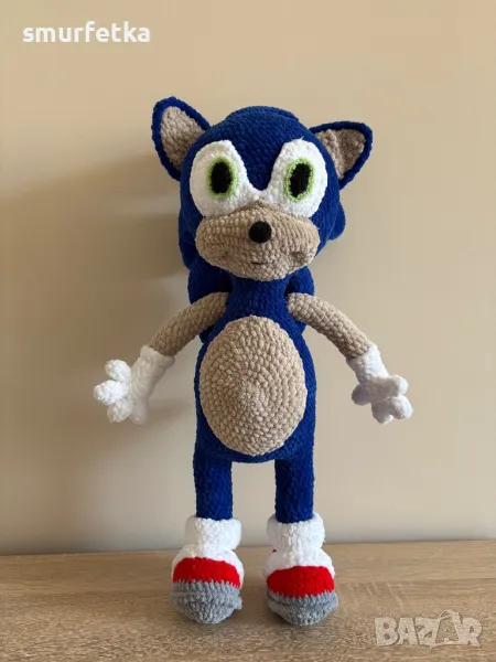 Плетена играчка Соник , снимка 1