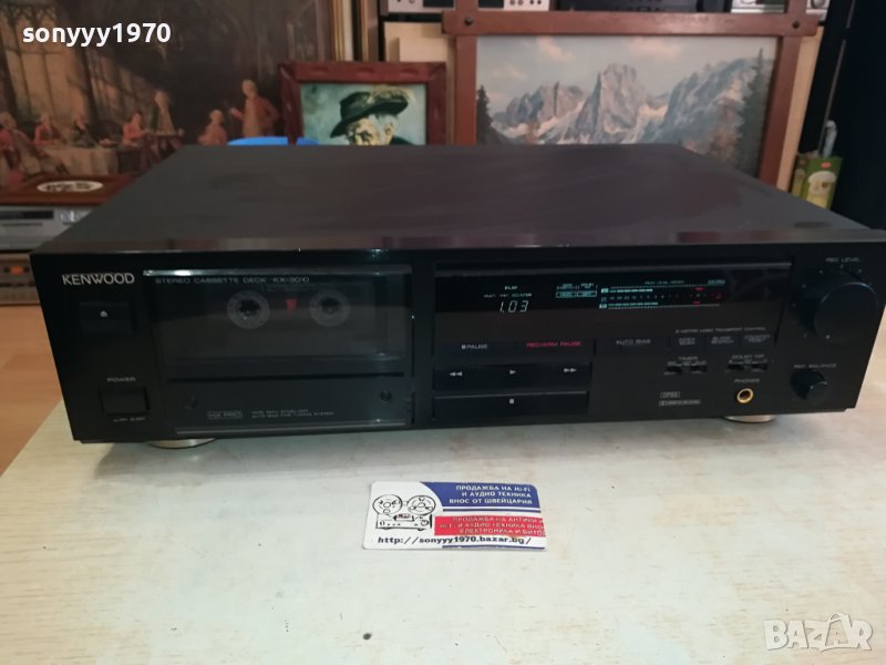 KENWOOD KX-3010 DECK MADE IN JAPAN-ВНОС SWISS LNVR3112231156, снимка 1
