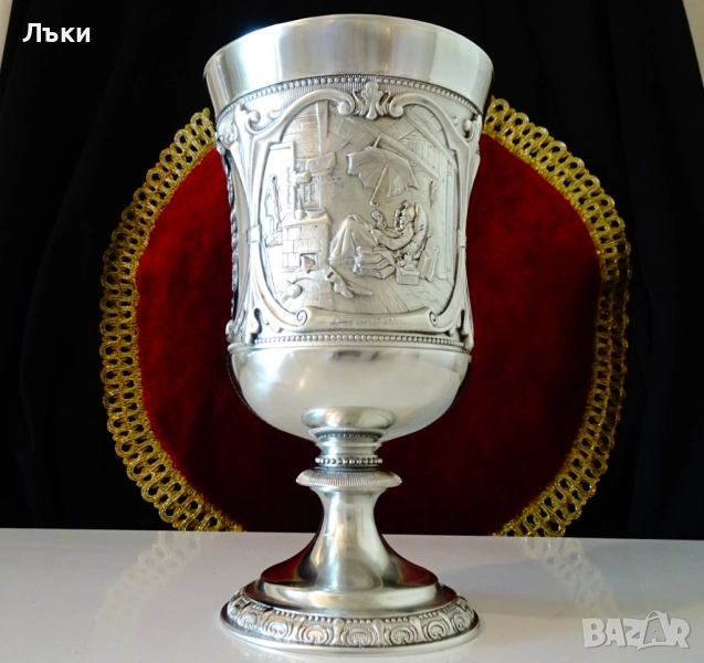 Величествен калаен бокал,чаша от калай 600 мл.,WMF. , снимка 1