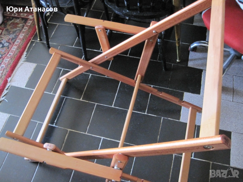Рамка за шезлонг,дървен сгъваем, снимка 1