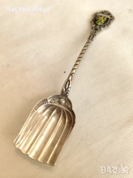 Оригинална Старинна Сребърна Лъжичка Heidelberg Хайделберг , снимка 1