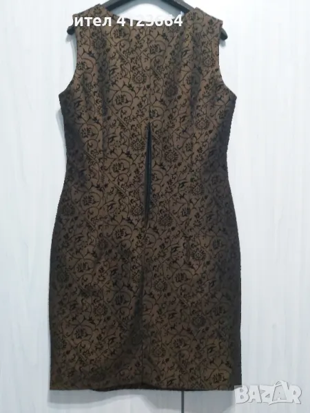 кафява официална рокля, снимка 1