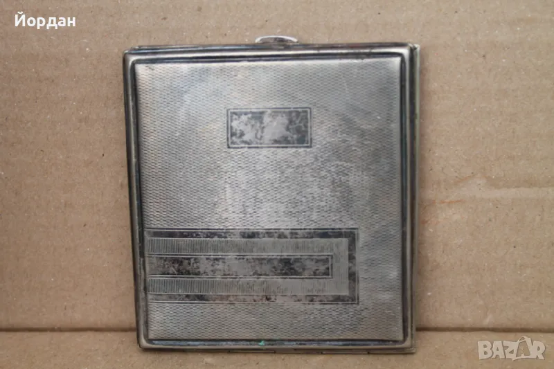 Посребрена табакера, снимка 1