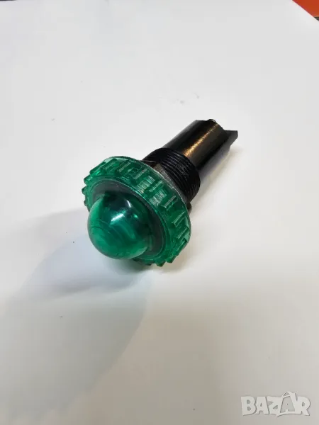 Българска сигнална лампа глим с номинално напрежение 220 V, номинален ток 2 mA за печка и др., снимка 1