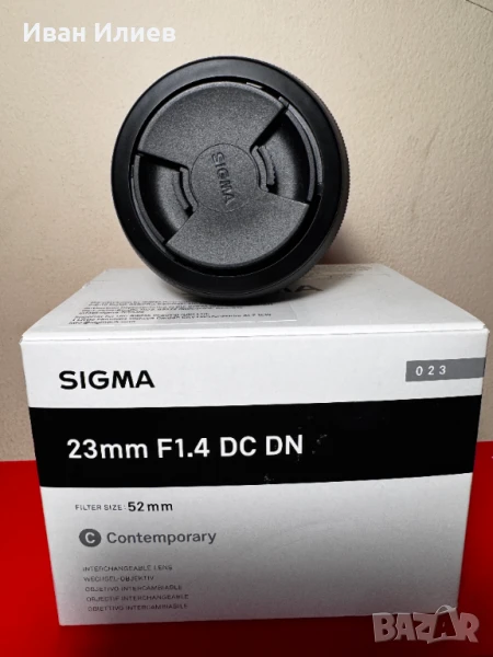 обектив Sigma 23mm f/1.4 DG DN Contemporary - Canon EOS R (RF), снимка 1