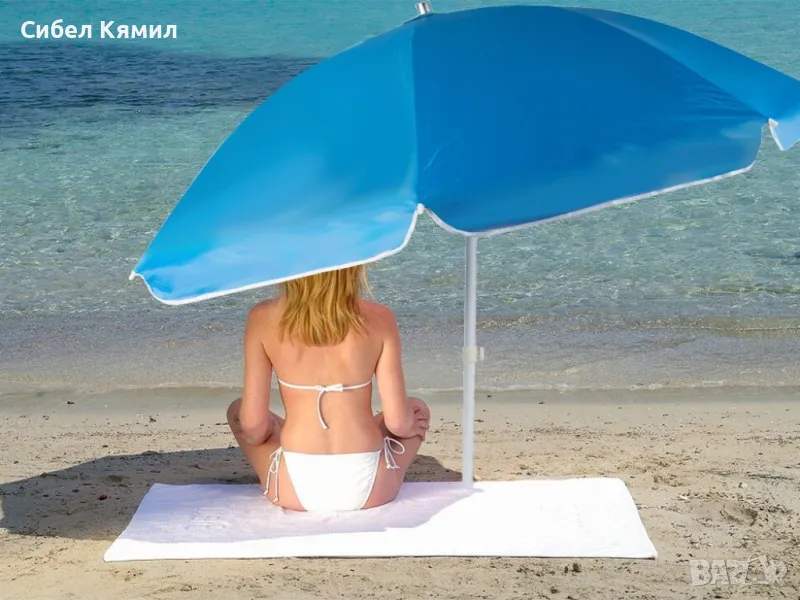 Компактен и надежден плажен чадър – 150 см NS 3606/NS 3606 W, снимка 1