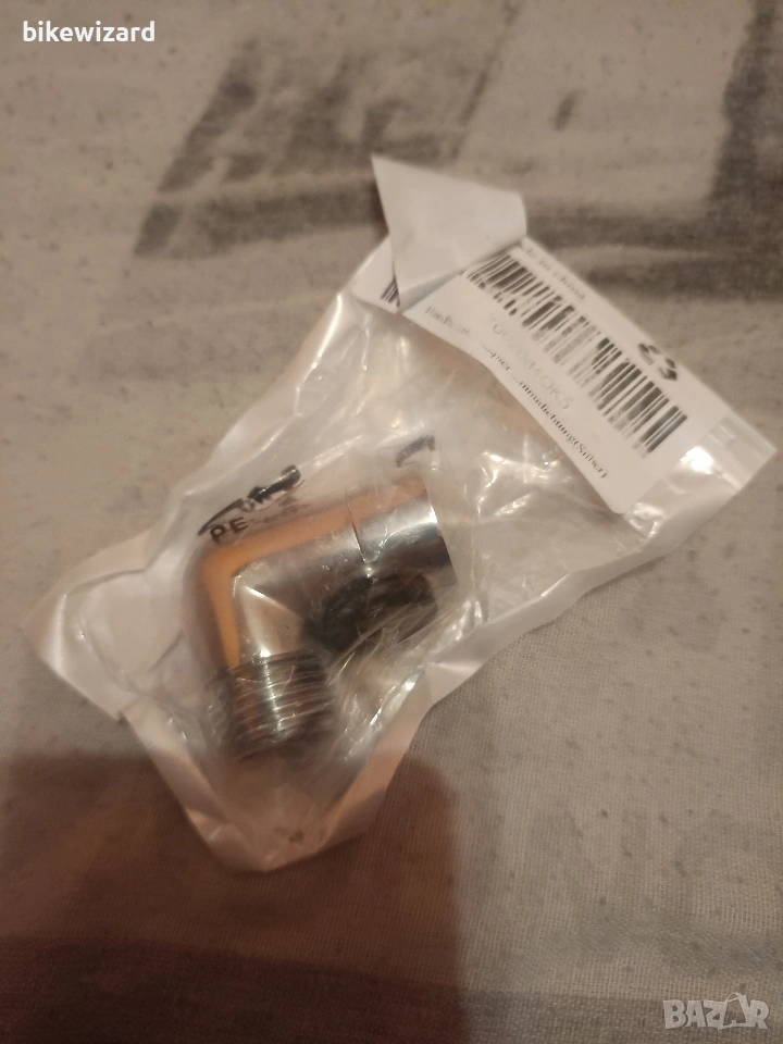 Адаптер за ръчен душ 90 градуса, адаптер за душ маркуча, свързващ елемент душ слушалка НОВ, снимка 1