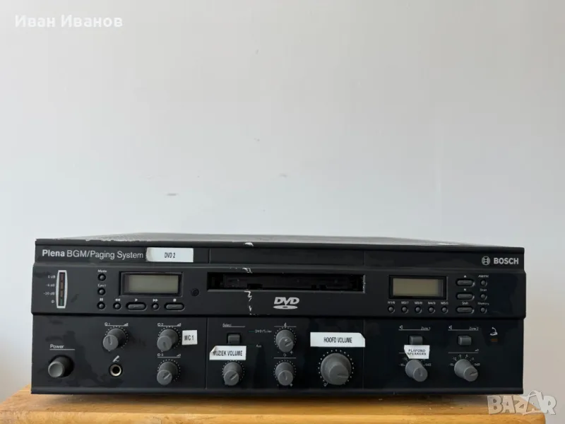 Bosch PLN-2AIO120 усилвател и източник на фонова музика , снимка 1