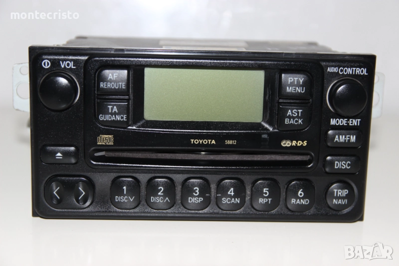 CD RADIO Toyota Rav-4 (2000-2005г.) 8612042130 / 86120-42130 Тойота Rav4 касетофон плеър, снимка 1