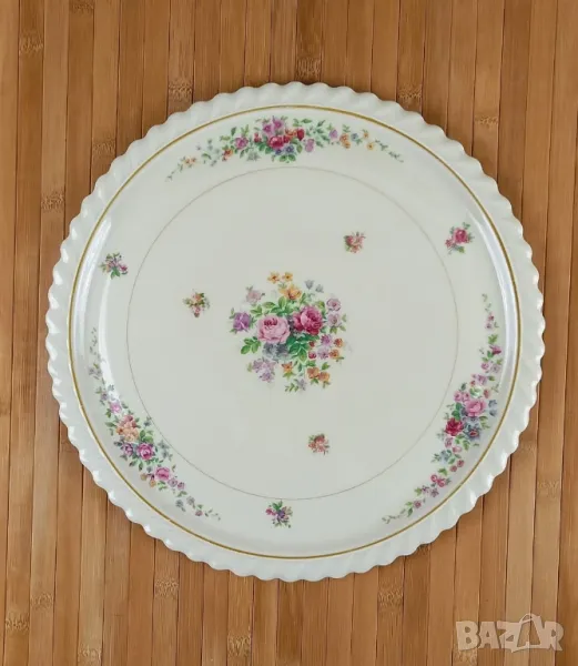 Порцеланово плато с цветя - Krautheim, Германия, снимка 1