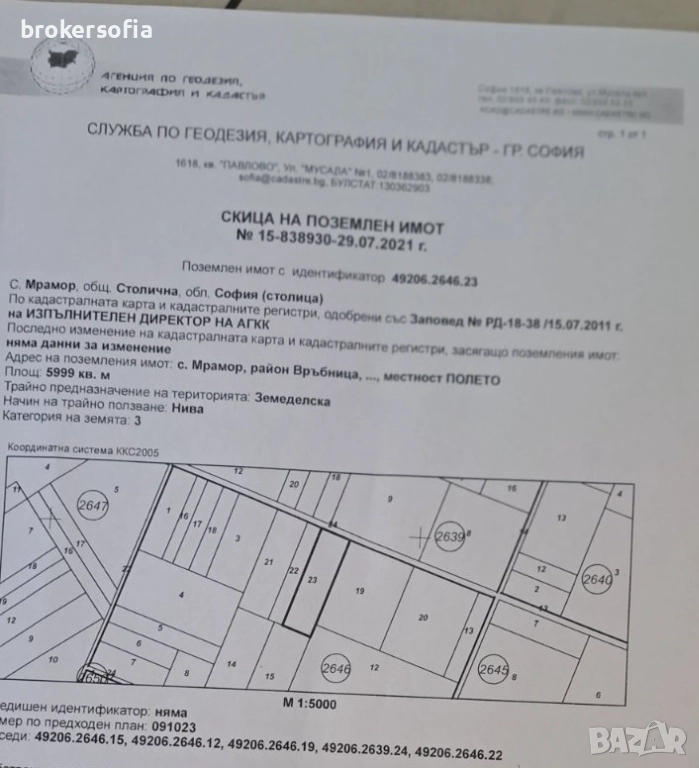 Парцели в село Мрамор, снимка 1