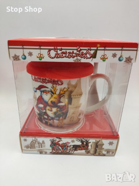 Термо коледна чаша 15х13х10, снимка 1