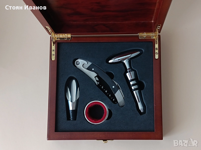 Комплект за вино от пет части, снимка 1