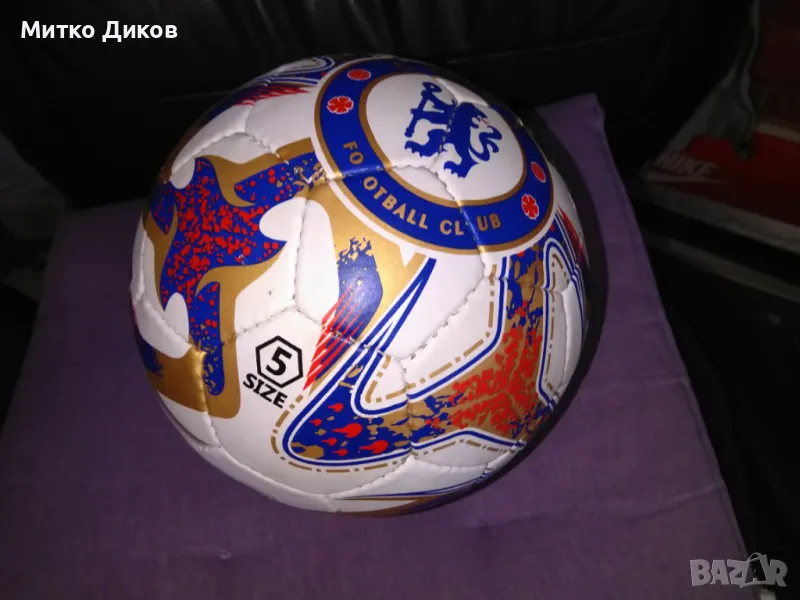 Челси нова красива футболна топка произведена в Пакистан меката на футболните топки, снимка 1