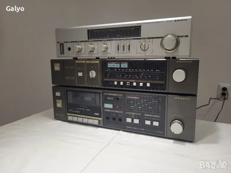 Sanyo JA200, JT230L, RD220 усилвател, тунер, касетен дек, снимка 1