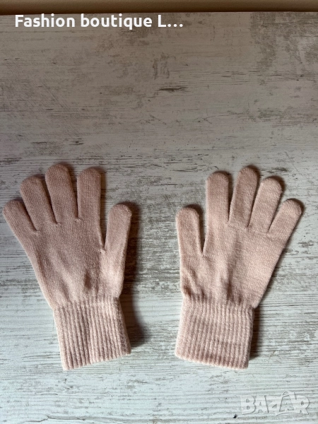 Светло розови дамски меки и топли ръкавици 🌸, снимка 1