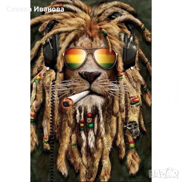 Диамантен гоблен за изработка - пълна мозайка 30*20, снимка 1