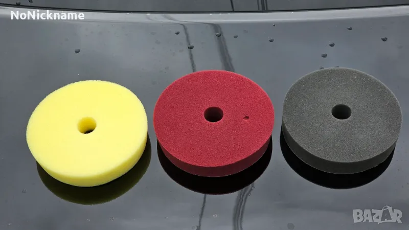 3 бр. 125mm Гъби за полиране пастиране на автомибили полиращи подложки, снимка 1