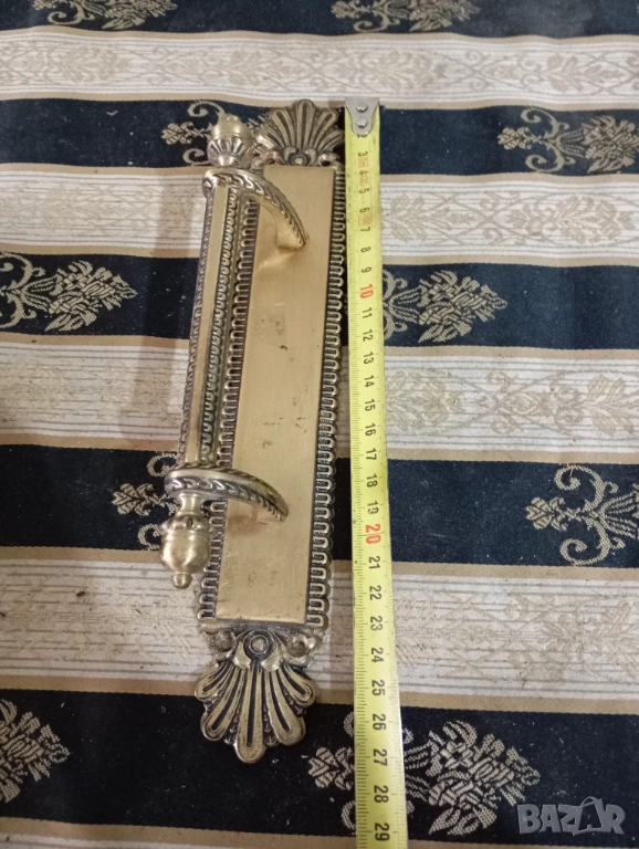 Винтидж дръжка за врата с шилд, снимка 1