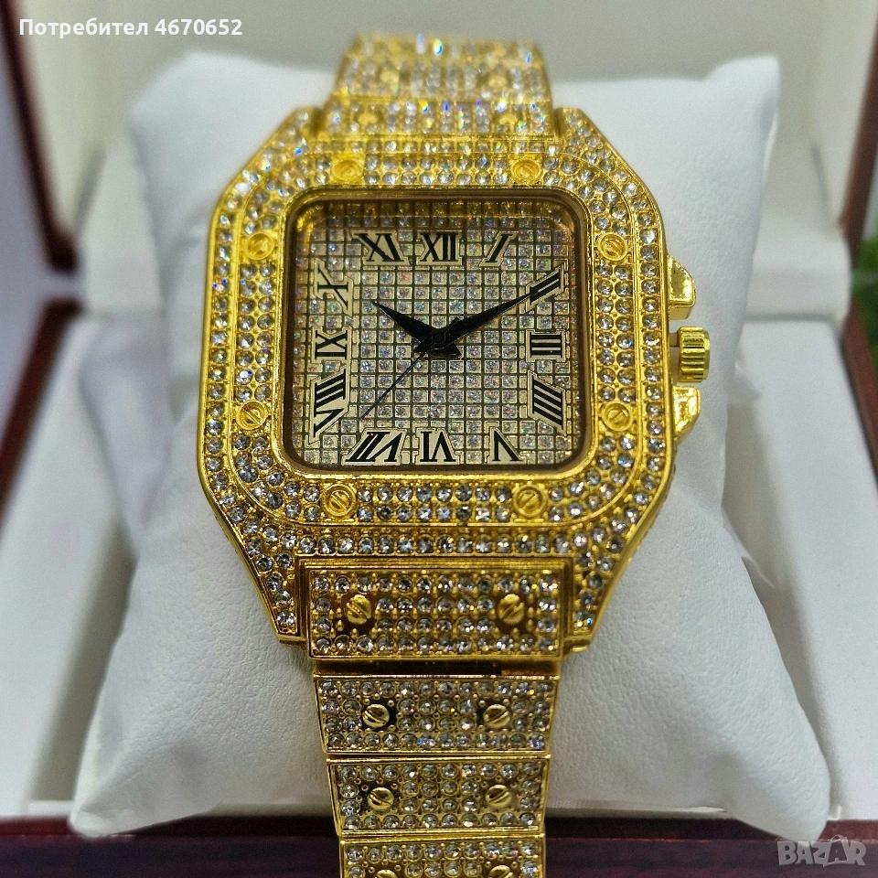 Royal Ice Gold – луксозен златен часовник ⌚💎, снимка 1