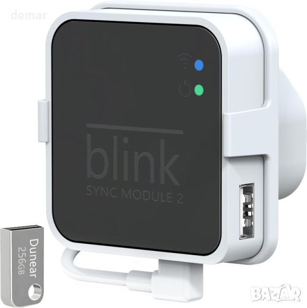 256GB USB флаш устройство и изходна стойка за Blink Sync Module 2, снимка 1