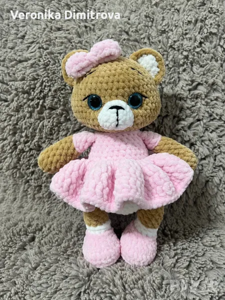 Плетени играчки-мечета, снимка 1