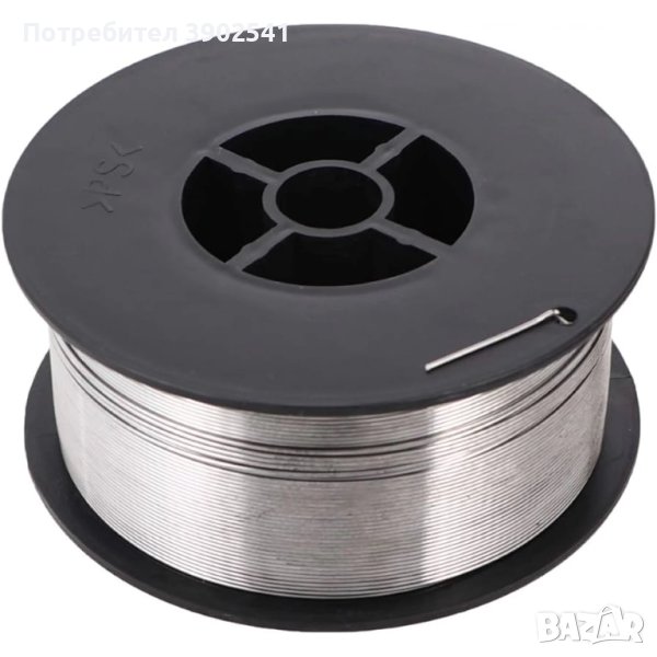Заваръчна тел ф 0.8 мм х 1кг - тръбно-флюсова - безгазова - за телоподаващи апарати, снимка 1