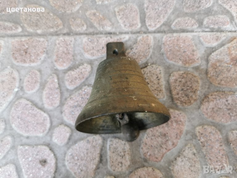 Стара бронзова камбанка, снимка 1