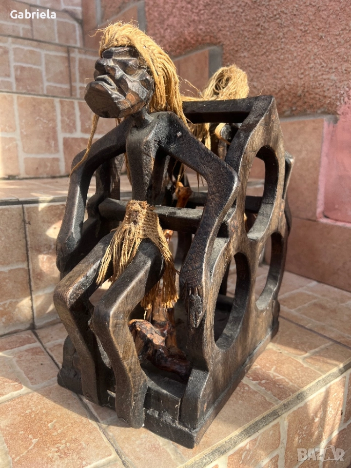 Ръчно изработена стойка за вино, снимка 1