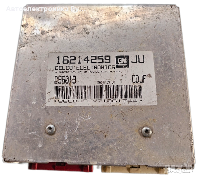 компютър OPEL ASTRA 1.6 X16XE DELCO ,16214259 JU, 16214259JU, D96019, CDJF, BZKY, CKYH , снимка 1