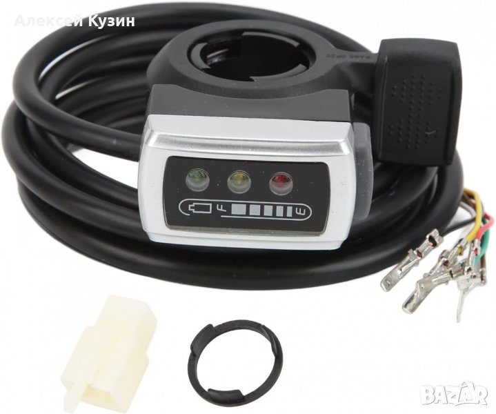 палец за газ с индикатор 36в за електрически велосипед, снимка 1